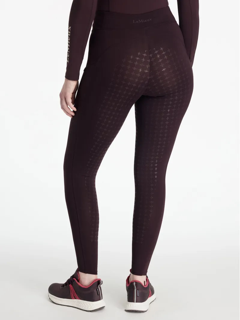 LeMieux Naomi Pull On Breeches - Damson-1