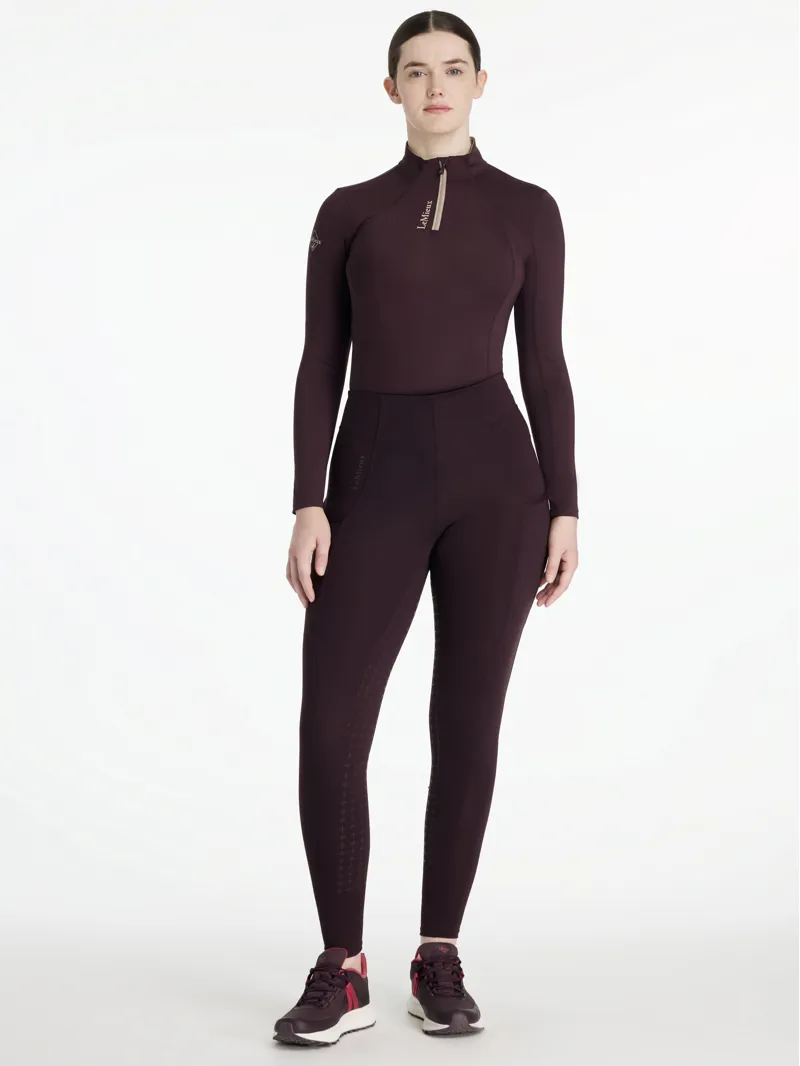 LeMieux Naomi Pull On Breeches - Damson