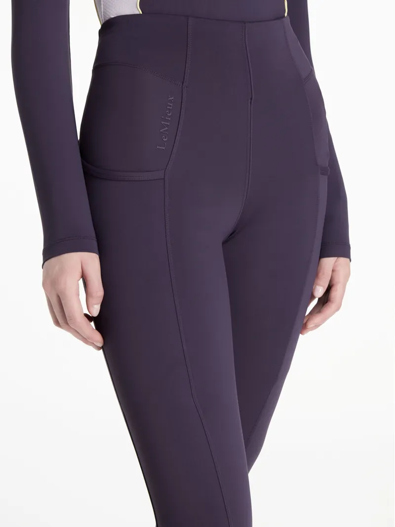 LeMieux Naomi Pull On Breeches - Juniper-1
