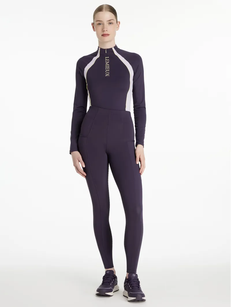 LeMieux Naomi Pull On Breeches - Juniper-4
