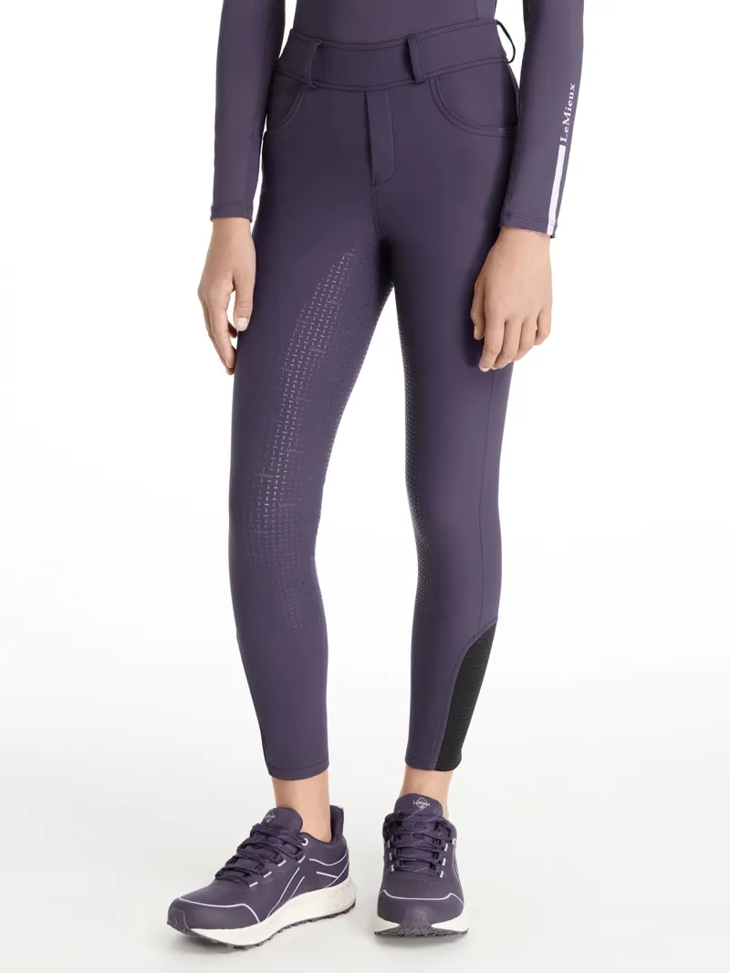 LeMieux Young Rider Ella Brushed Breggings - Juniper-2