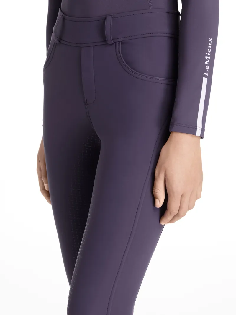 LeMieux Young Rider Ella Brushed Breggings - Juniper-4