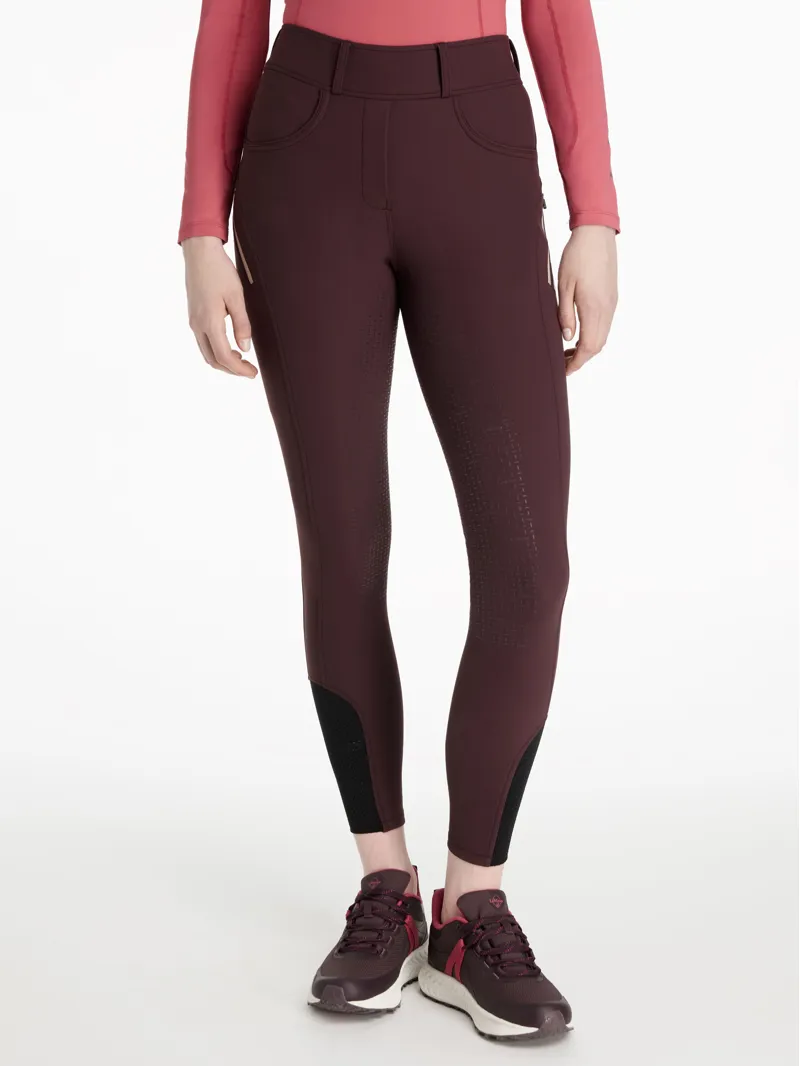 LeMieux Amy Brushing Breggings - Damson