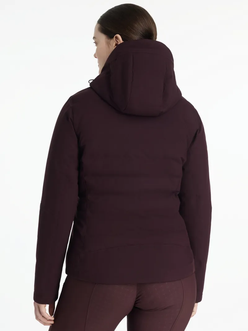 LeMieux Brooke Waterproof Hybrid Jacket - Damson-4