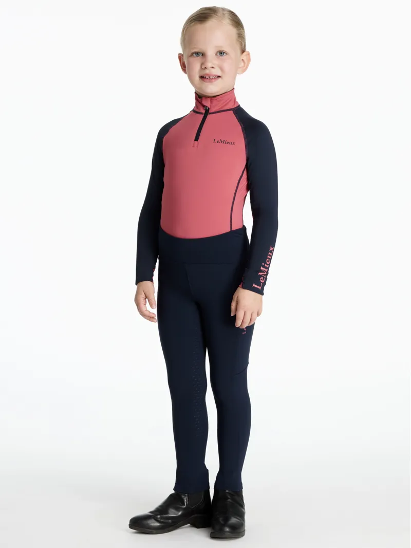 LeMieux Mini Nora Brushed Pull On - Navy-1