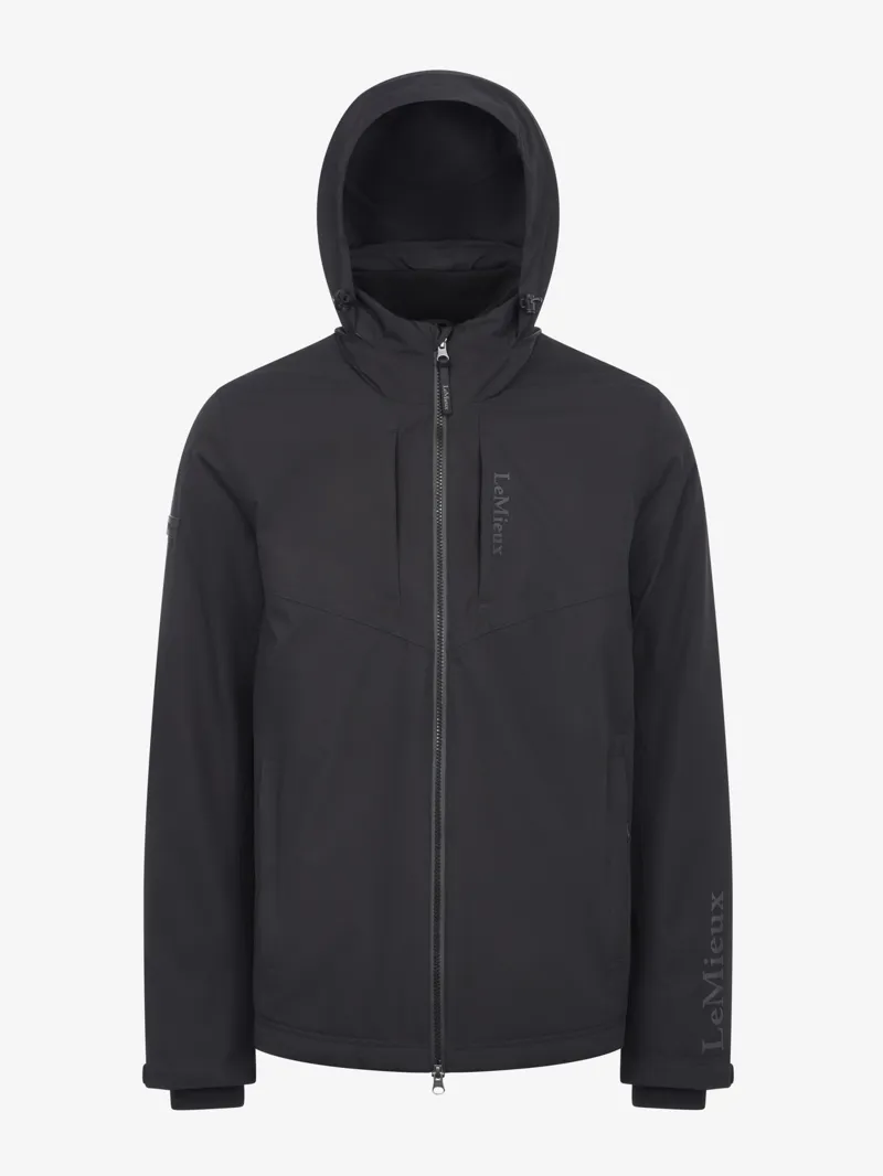 LeMieux Mens Waterproof Team Jacket - Black-5