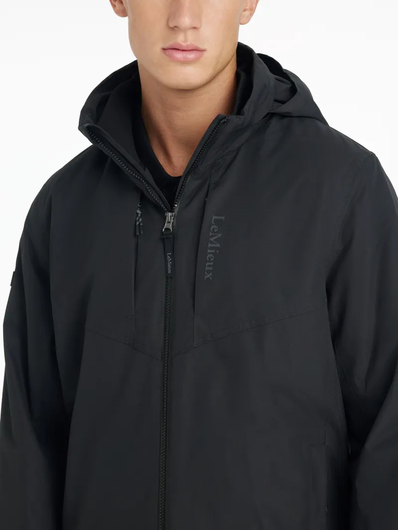 LeMieux Mens Waterproof Team Jacket - Black-3
