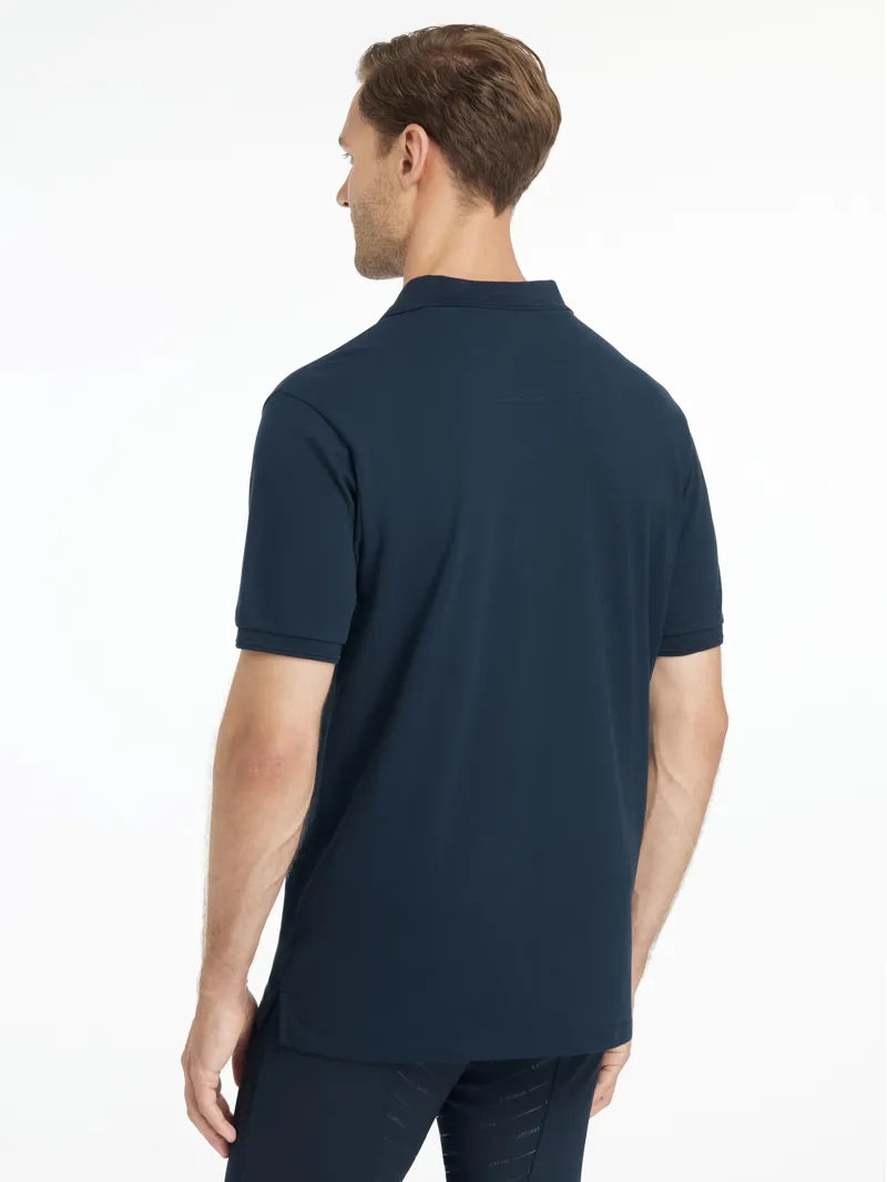 LeMieux Mens Classique Polo Shirt - Navy-1