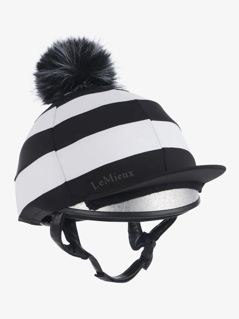LeMieux Derby Pom Hat Silk - Black
