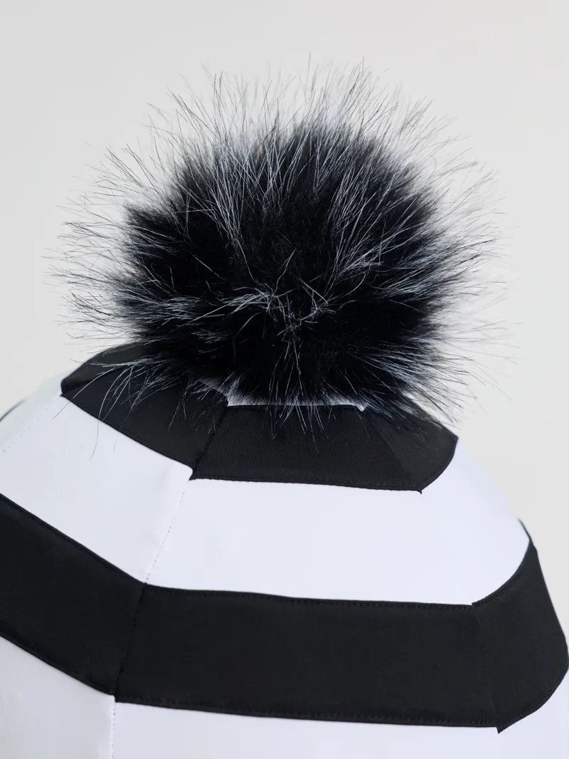 LeMieux Derby Pom Hat Silk - Black-7