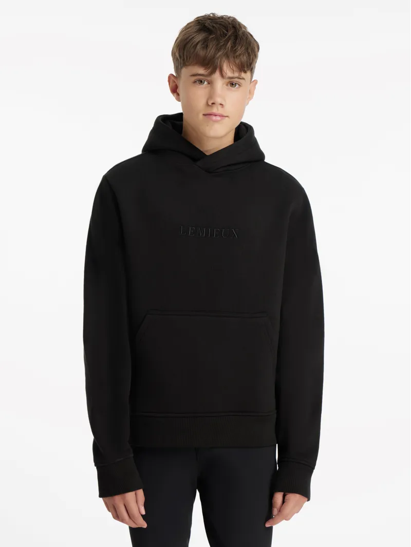 LeMieux Young Rider Boys Hoodie - Black-1