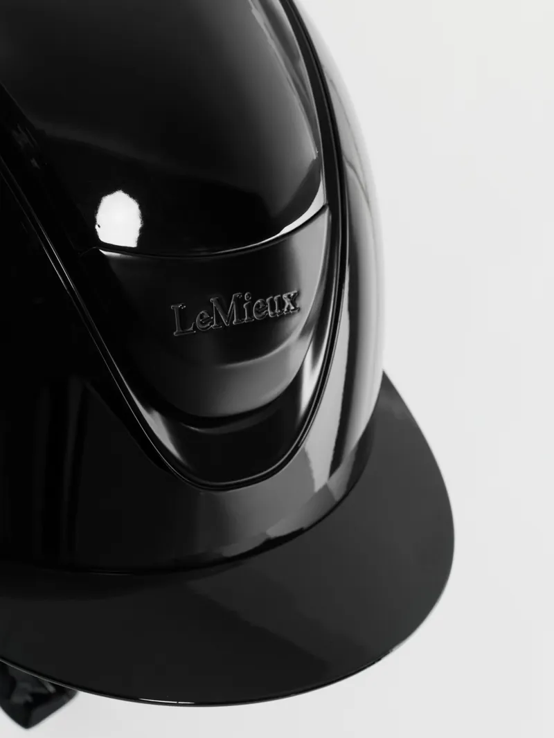 LeMieux Verv Competition Helmet - Gloss Black-2