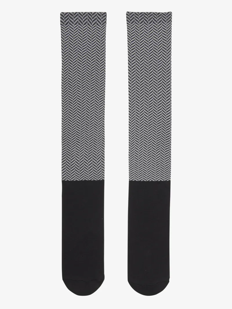 LeMieux Aspen Herringbone Sock - Black-1