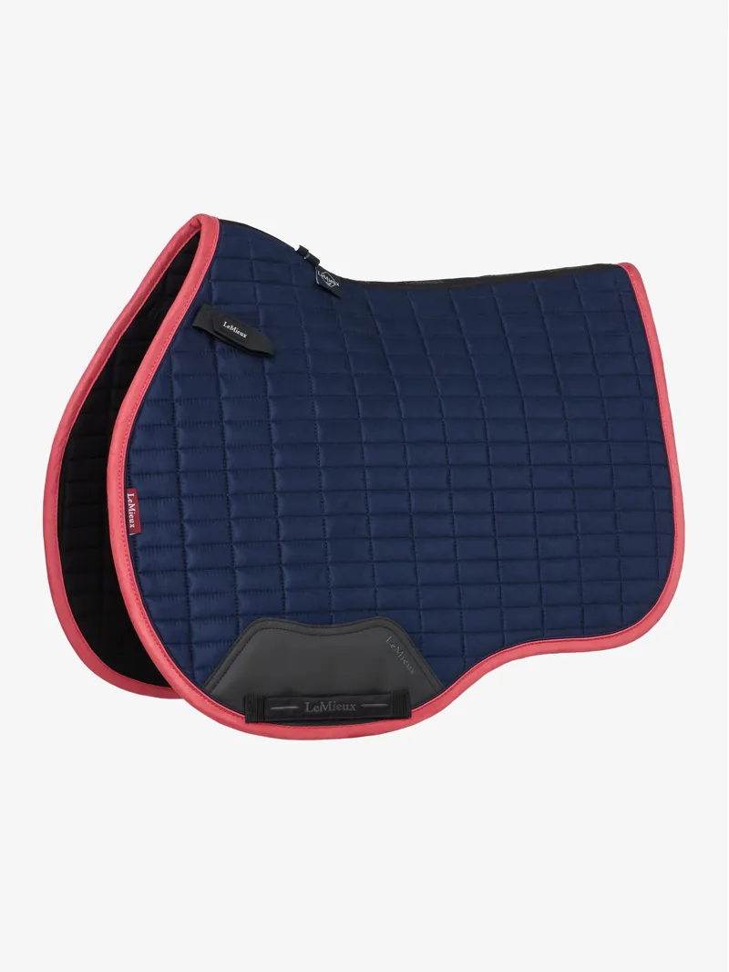 LeMieux Suede GP Square - Navy/Cranberry