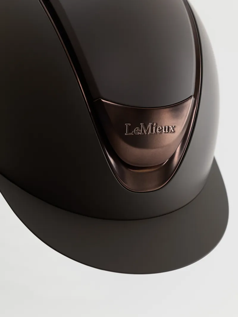 LeMieux Verv Competition Helmet - Matte Brown-1