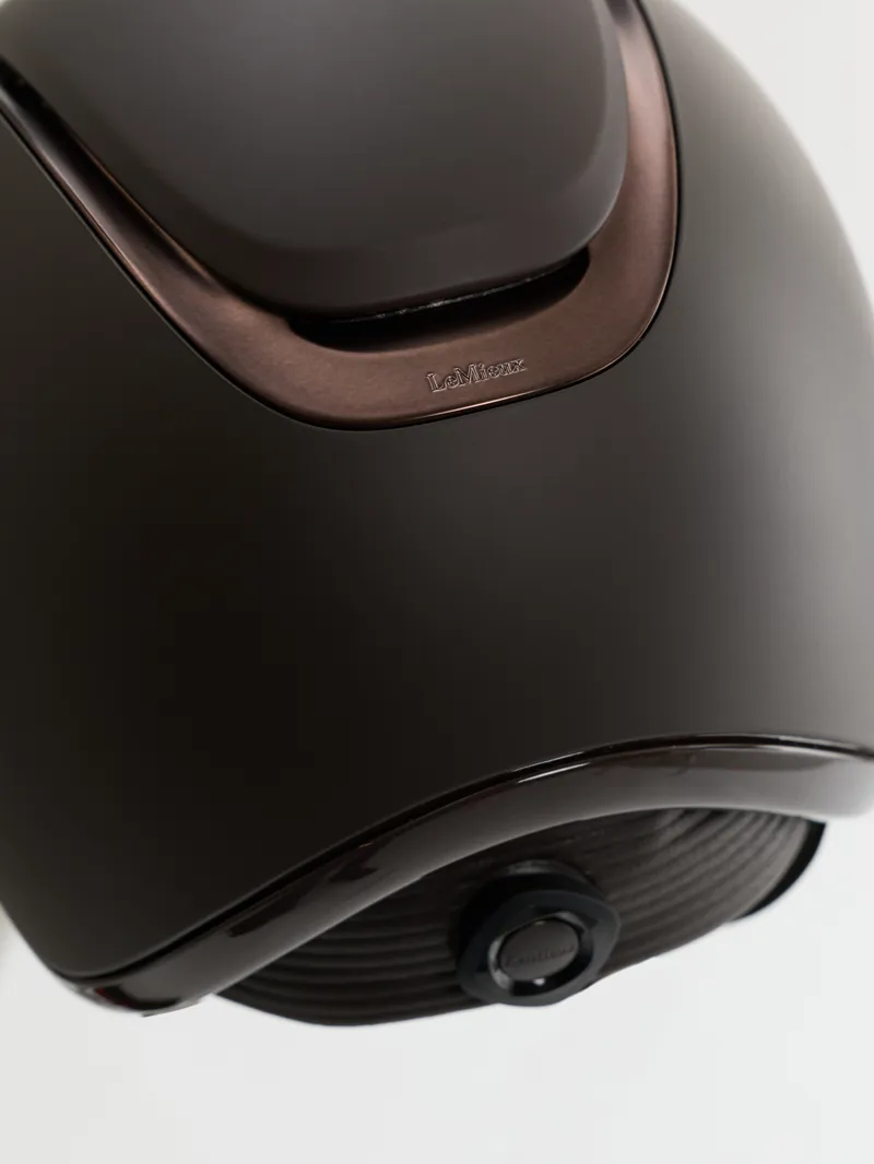 LeMieux Verv Competition Helmet - Matte Brown-4