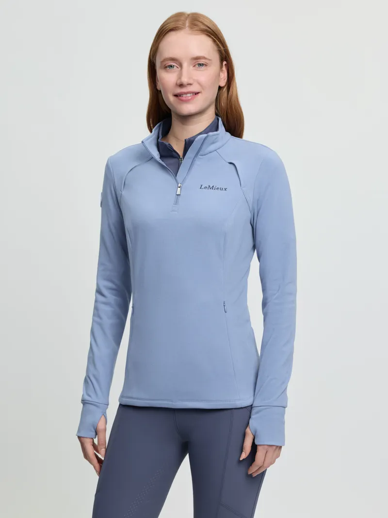 LeMieux Frances Quarter Zip Fleece - Powder Blue