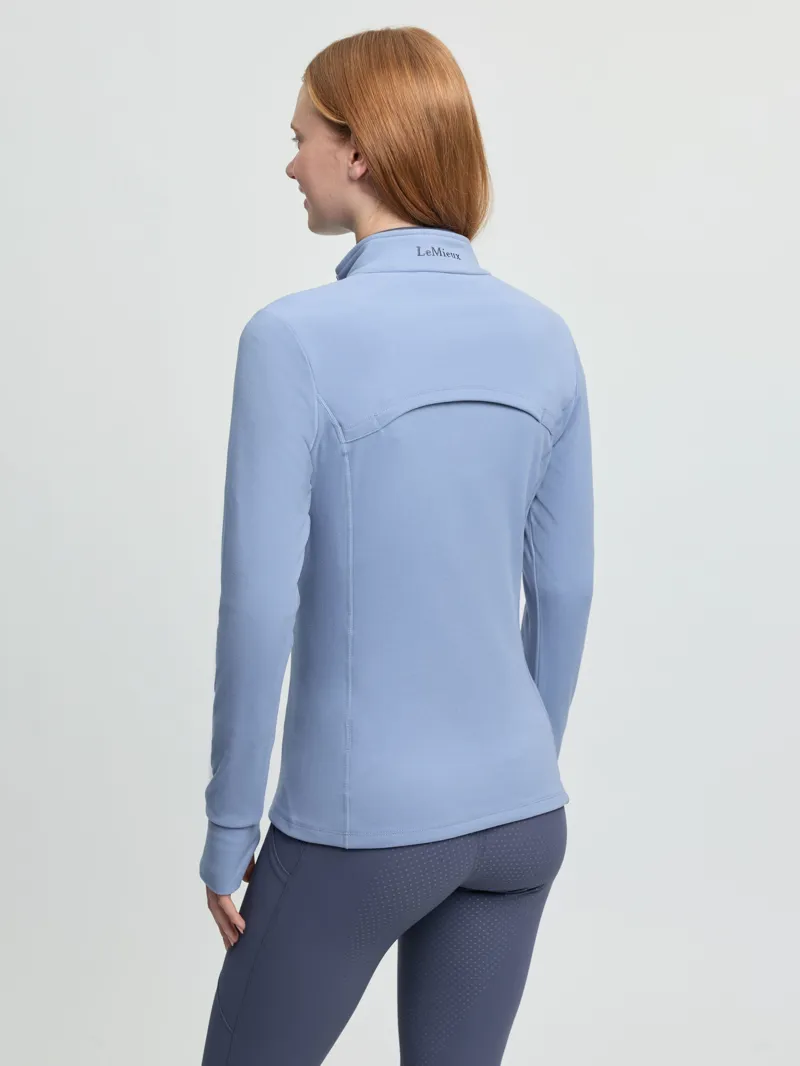 LeMieux Frances Quarter Zip Fleece - Powder Blue-1