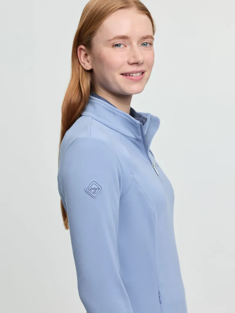 LeMieux Frances Quarter Zip Fleece - Powder Blue-3
