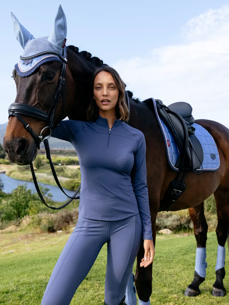 LeMieux Airflow Long Sleeve Base Layer - Shadow-7