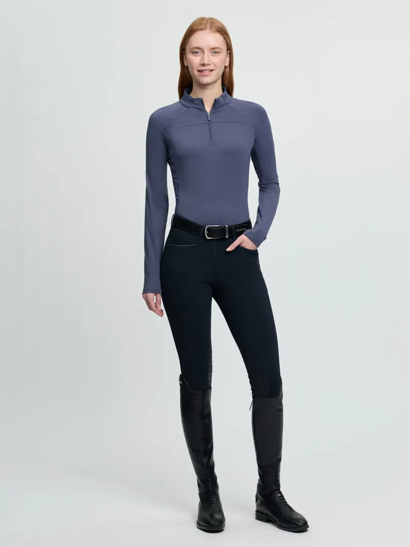 LeMieux Airflow Long Sleeve Base Layer - Shadow-3