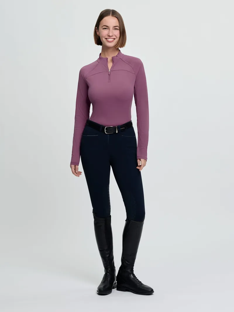 LeMieux Airflow Long Sleeve Base Layer - Mallow-6