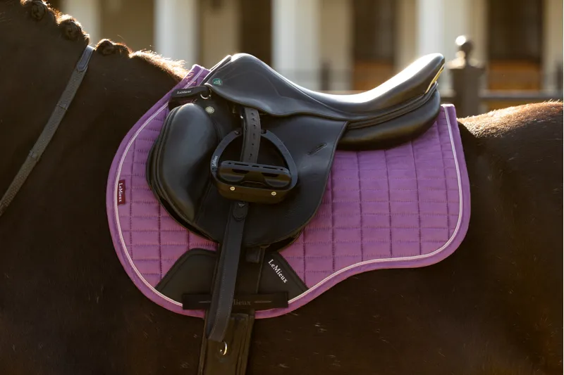 LeMieux Suede GP Square - Mallow-1