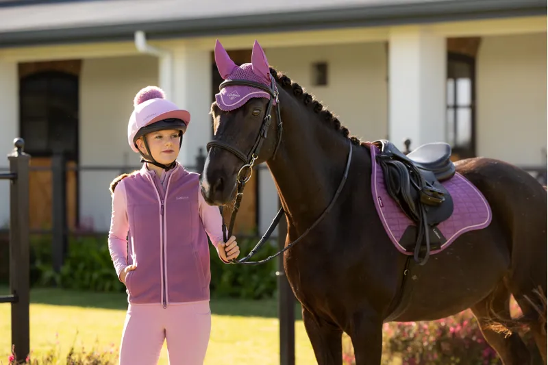 LeMieux Suede GP Square - Mallow-4