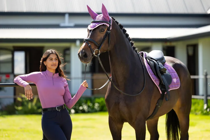 LeMieux Loire Classic Close Contact Square - Mallow-3