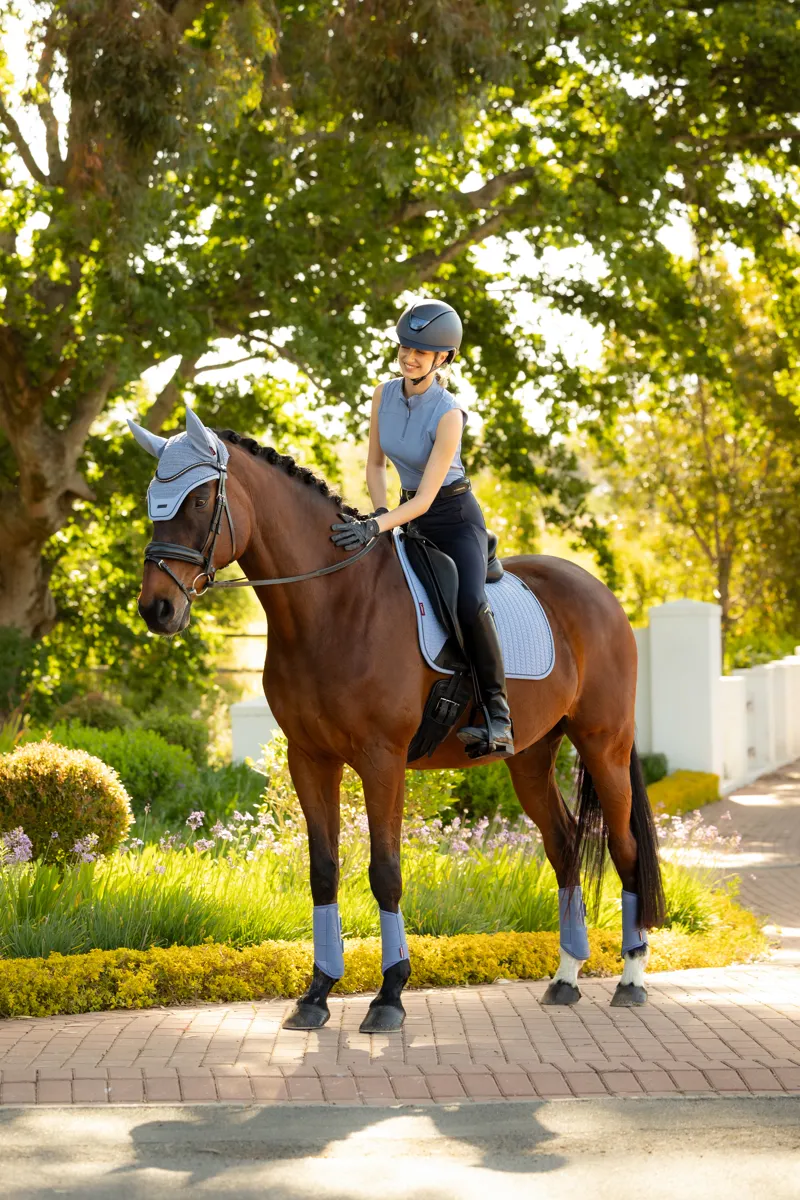 LeMieux Essence Dressage Square - Powder Blue-3
