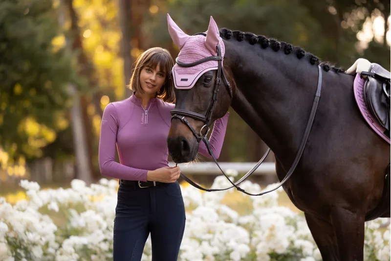 LeMieux Essence Fly Hood - Fondant-2