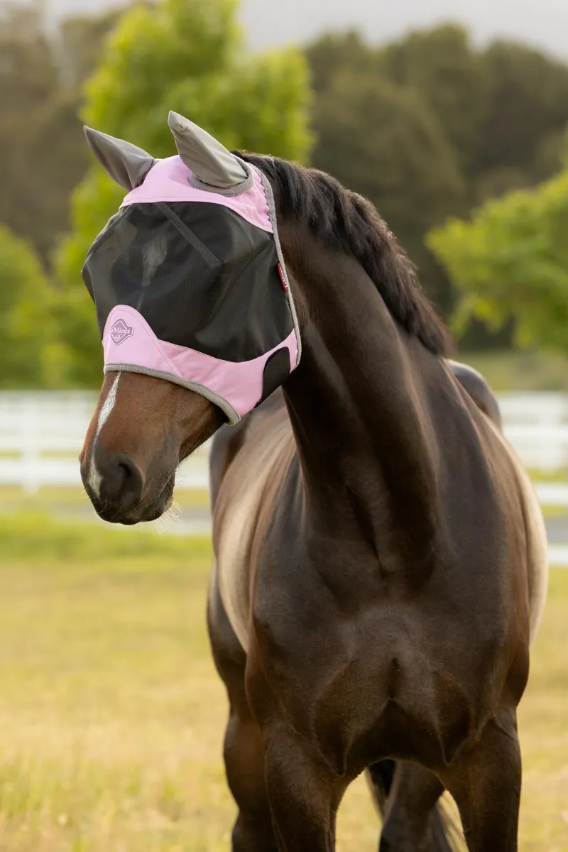 LeMieux Visor-Tek Half Fly Mask - Fondant-2