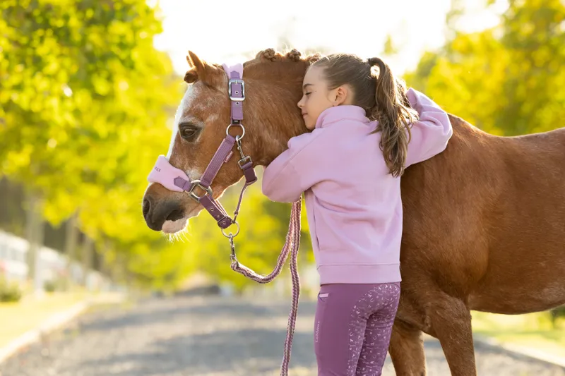 LeMieux Mini Vogue Headcollar Leadrope - Mallow-3