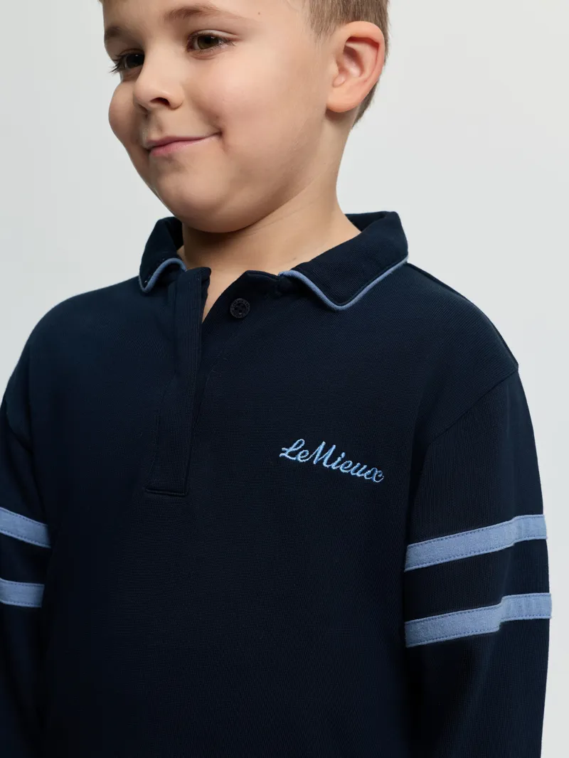 LeMieux Mini Robbie Rugby Shirt - Navy-2