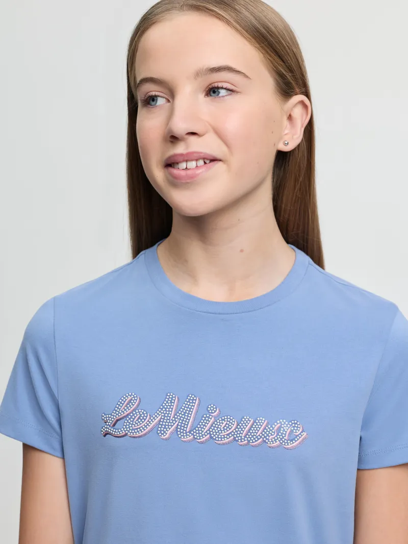 LeMieux Young Rider Arianna T-Shirt - Powder Blue-3