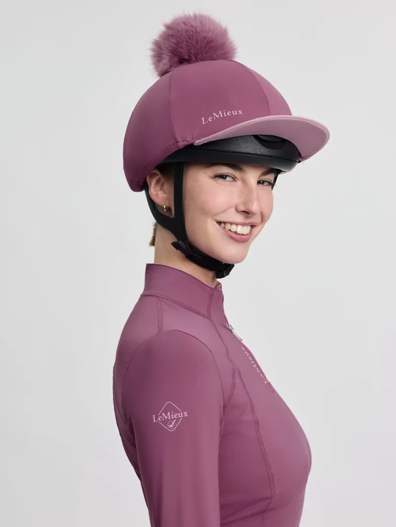 LeMieux Classique Pom Hat Silk - Mallow-5