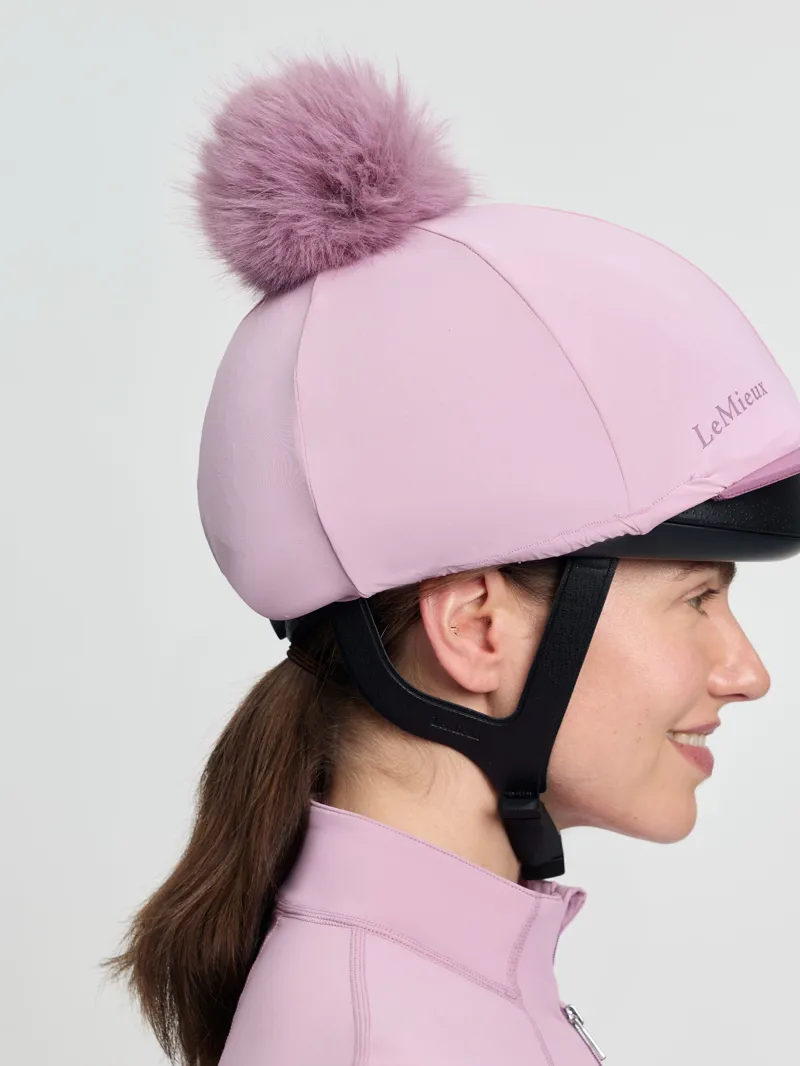 LeMieux Classique Pom Hat Silk - Fondant-5