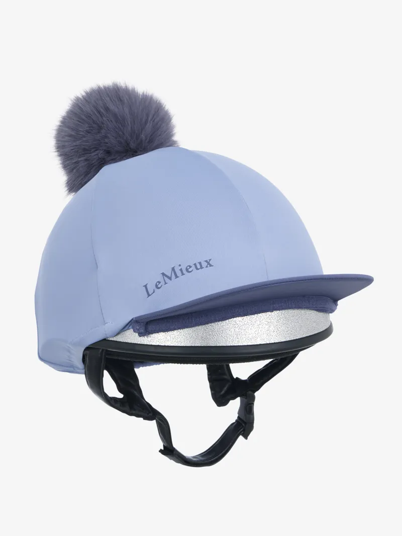 LeMieux Classique Pom Hat Silk - Powder Blue