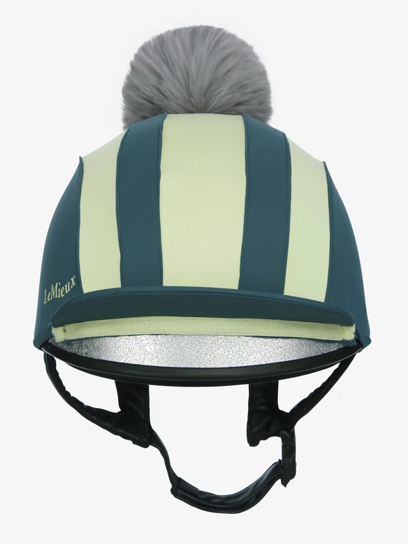 LeMieux Tempo Pom Hat Silk - Jungle-1