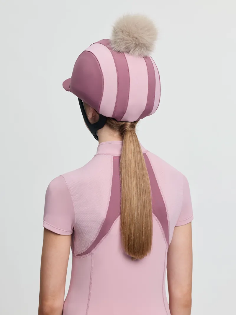 LeMieux Tempo Pom Hat Silk - Mallow-5