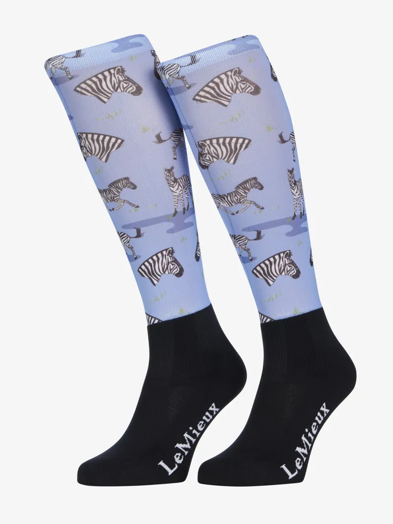 LeMieux Footsie Socks - Zebra