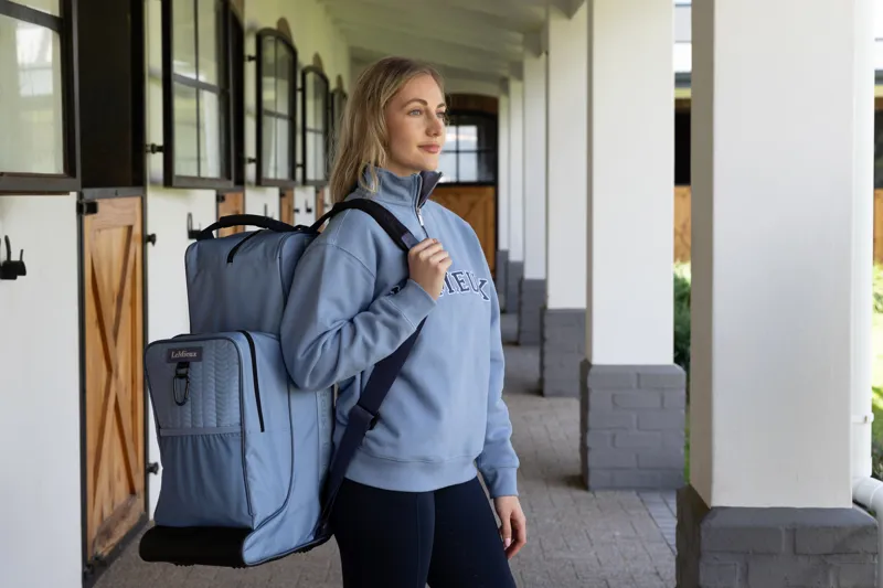 LeMieux Boot and Hat Bag - Powder Blue-1