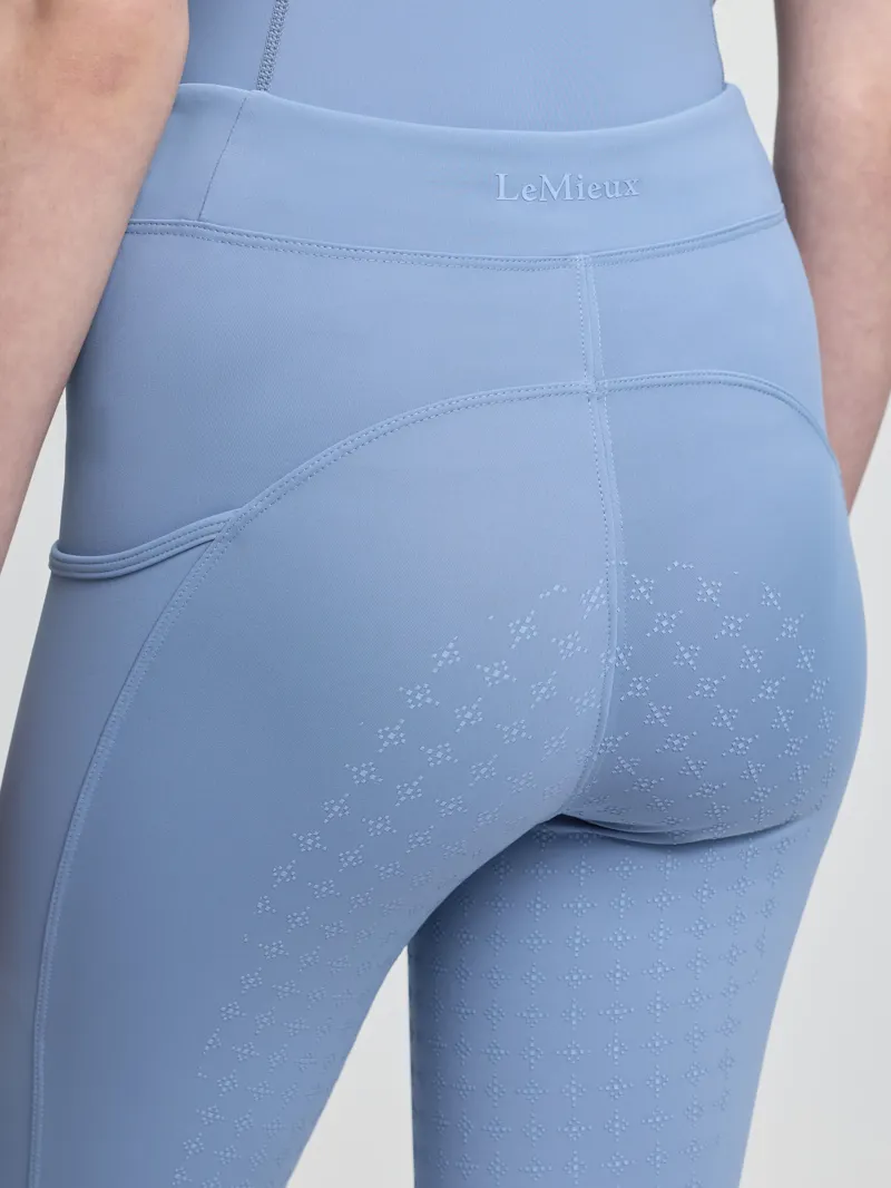 LeMieux Young Rider Orla Pull On Breech - Powder Blue-4