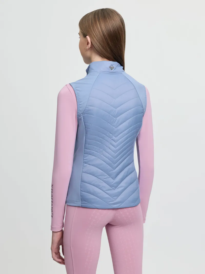 Lemieux Young Rider Josephine Gilet - Powder Blue-1