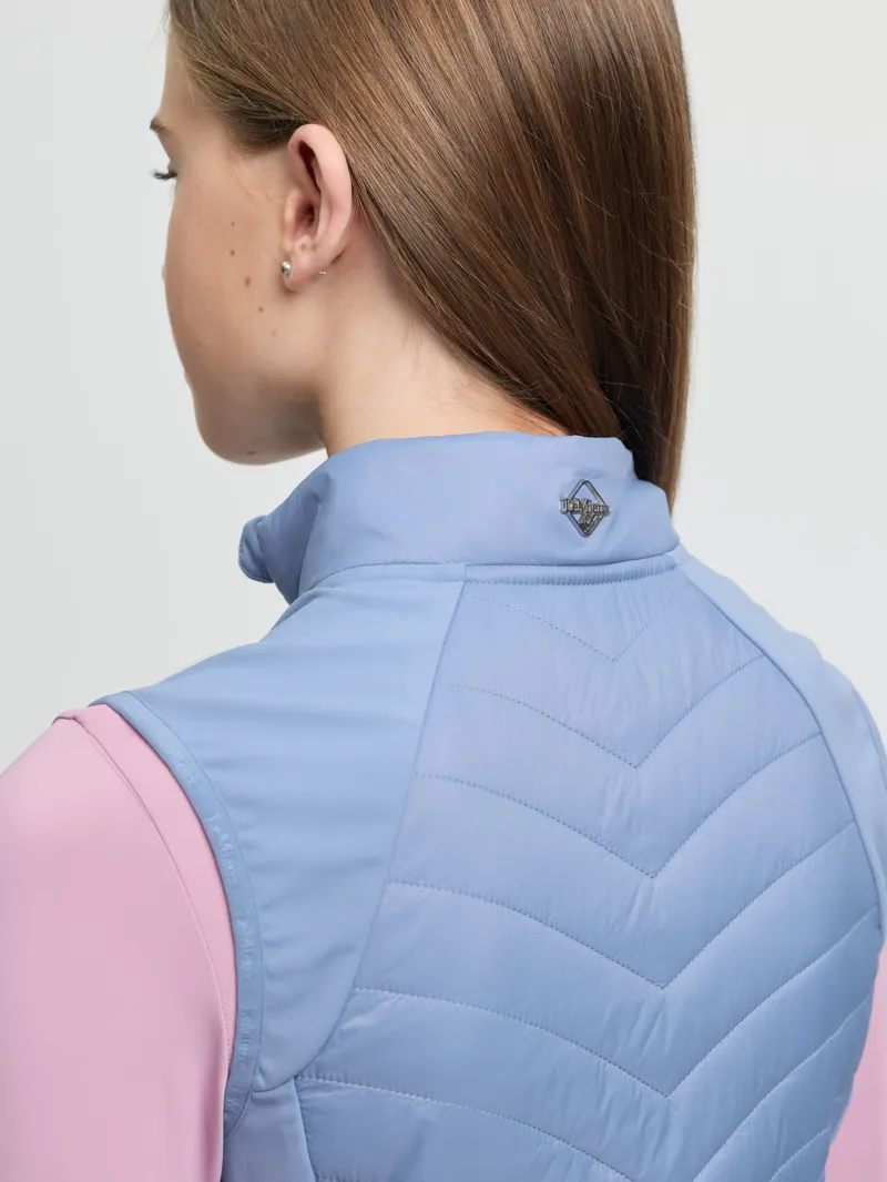 Lemieux Young Rider Josephine Gilet - Powder Blue-2
