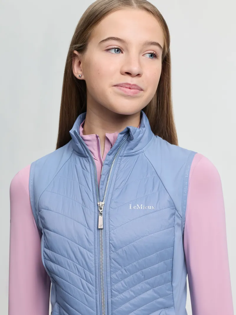 Lemieux Young Rider Josephine Gilet - Powder Blue-3