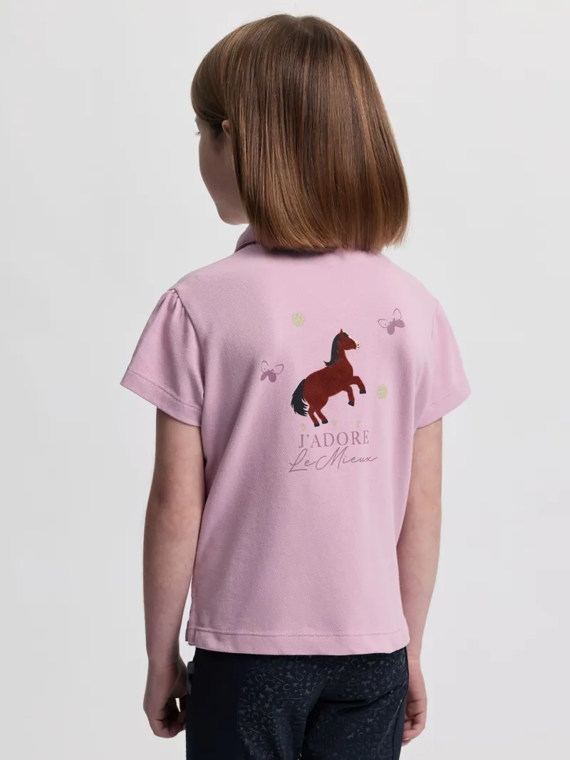 LeMieux Mini Polo Shirt - Fondant-1