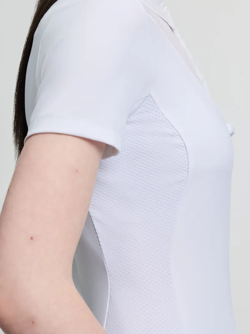 LeMieux Junior Short Sleeve Primrose Show Shirt - White-5