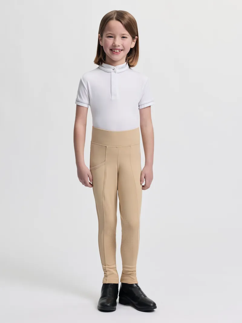 LeMieux Mini Bella Show Shirt - White-2