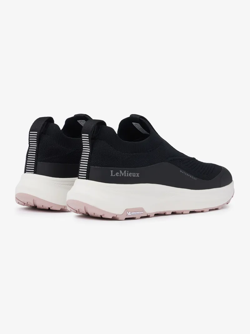 LeMieux Kanta Slip On Waterproof Trainer Womens -Black-1
